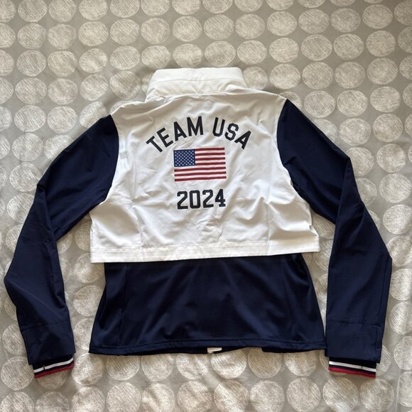 NWT Polo Ralph Lauren Women's Team USA 2024 Olympics Hybrid Jacket Sz L - Picture 12 of 16